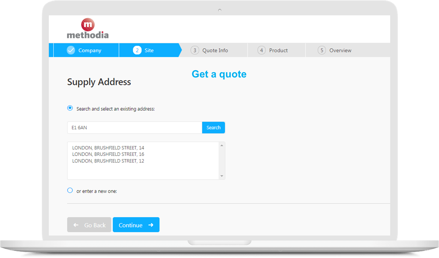 Business Energy Customer Switching Portal