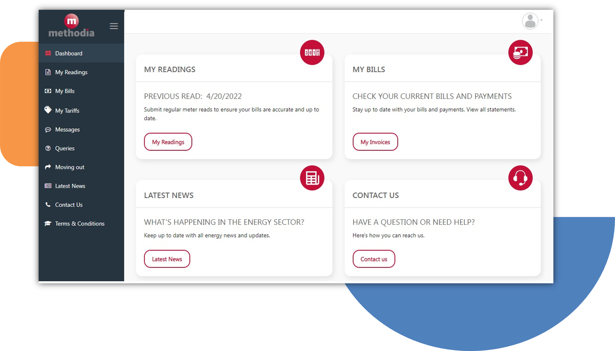 b2b self service portal dashboard