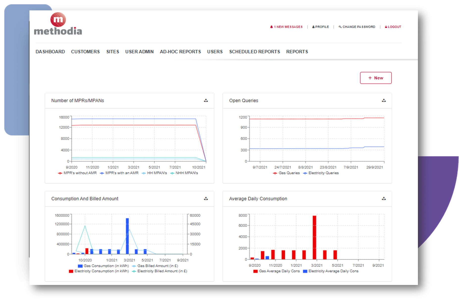 Energy Consumption Dashboard Reports