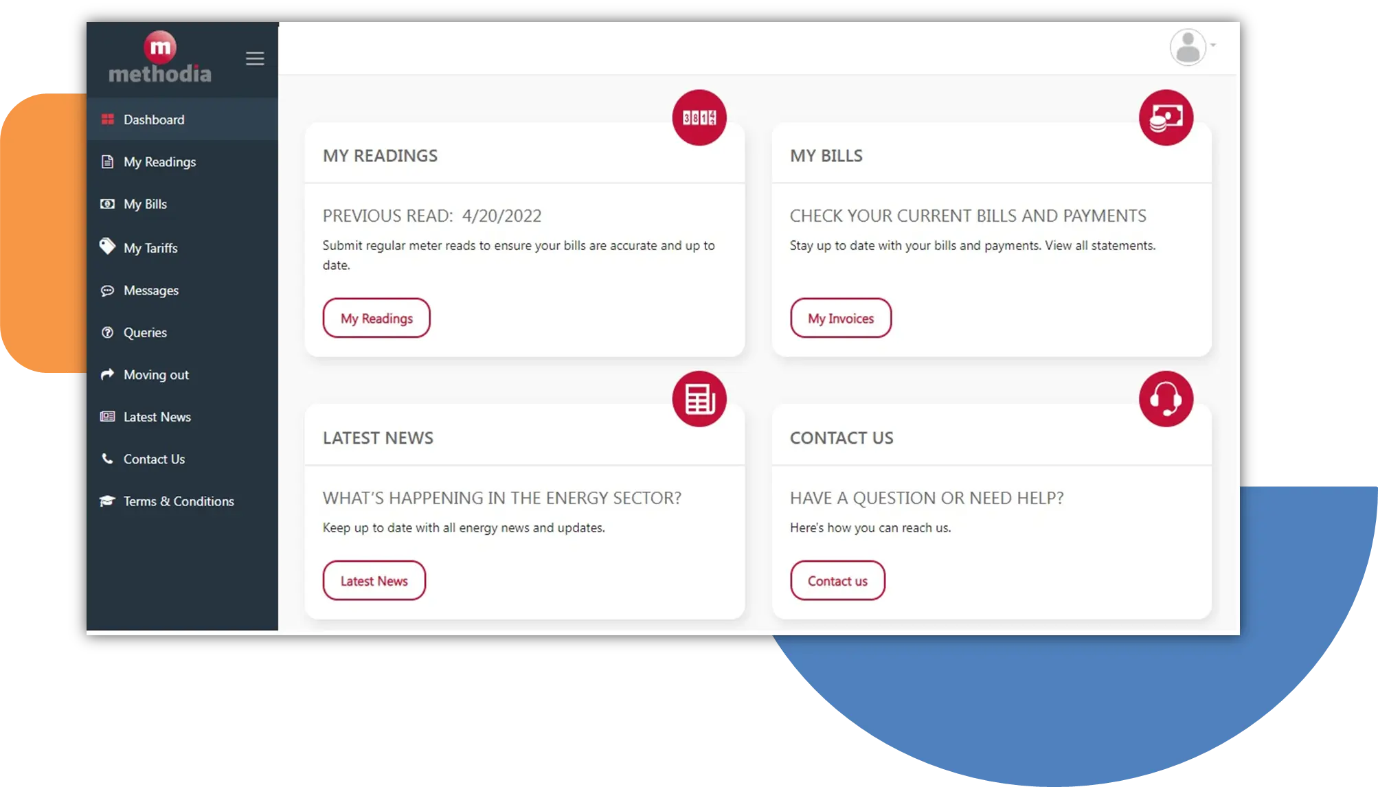 b2b customer self-service portal dashboard