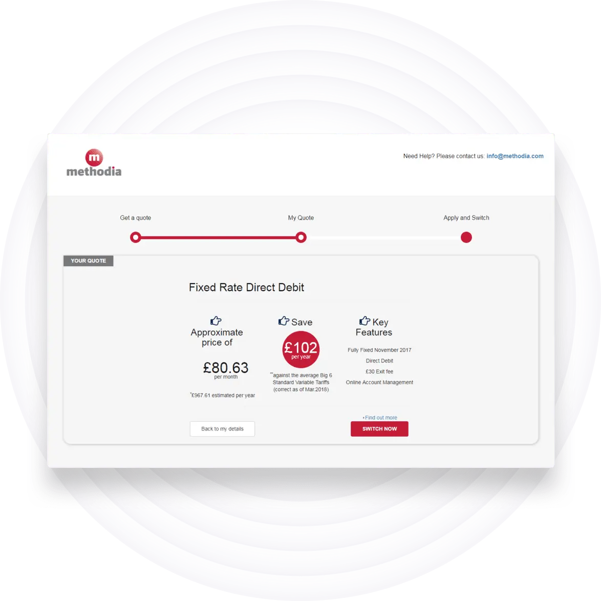 residential energy switching pricing