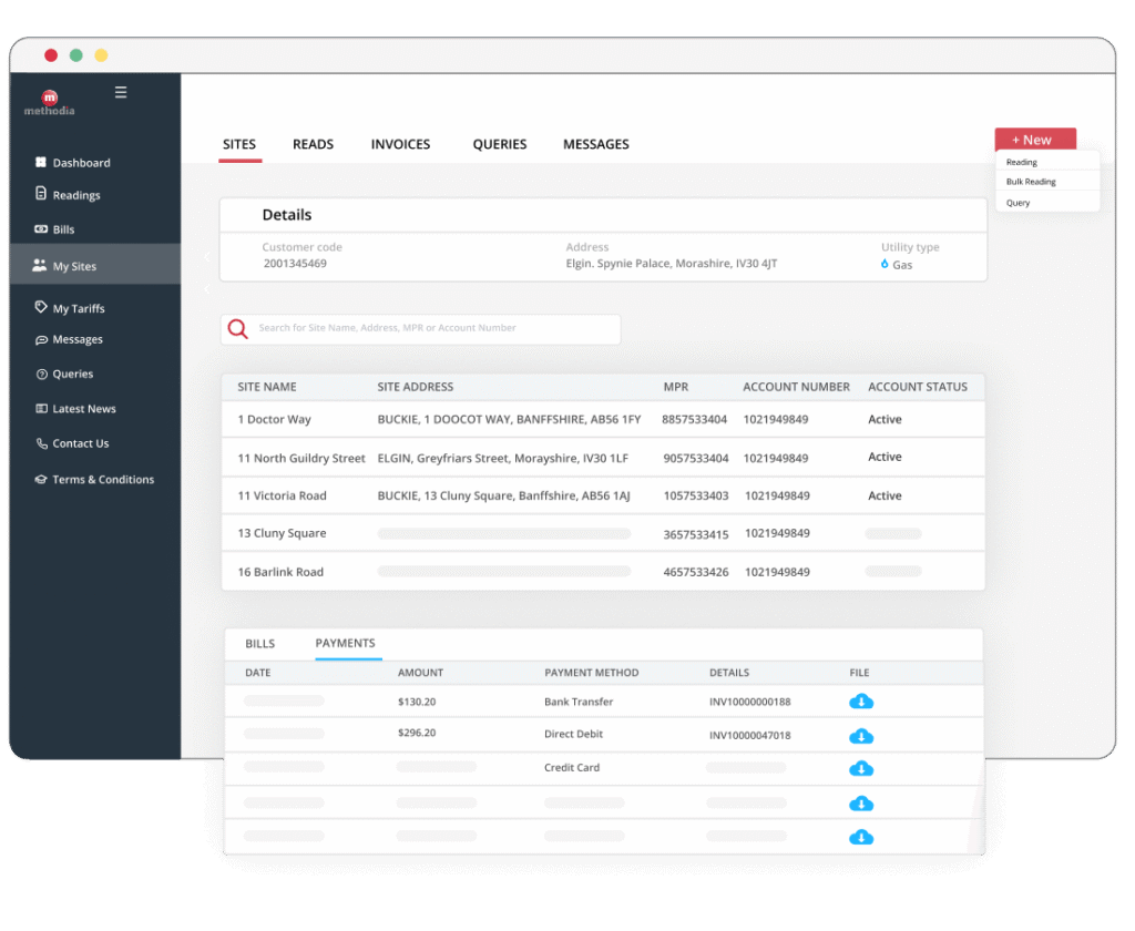 b2b self-service-portal methodia