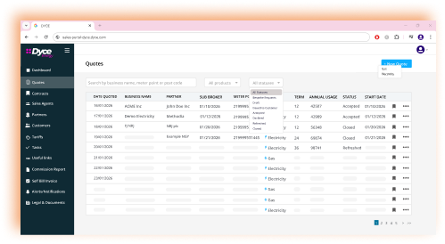 advanced utility broker portal