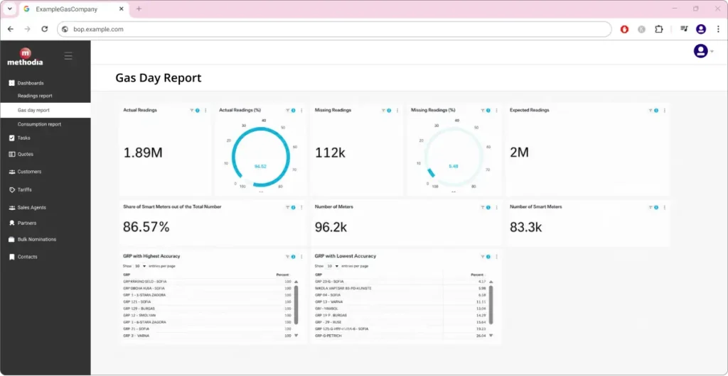 methodia for utilities revenue assurance
